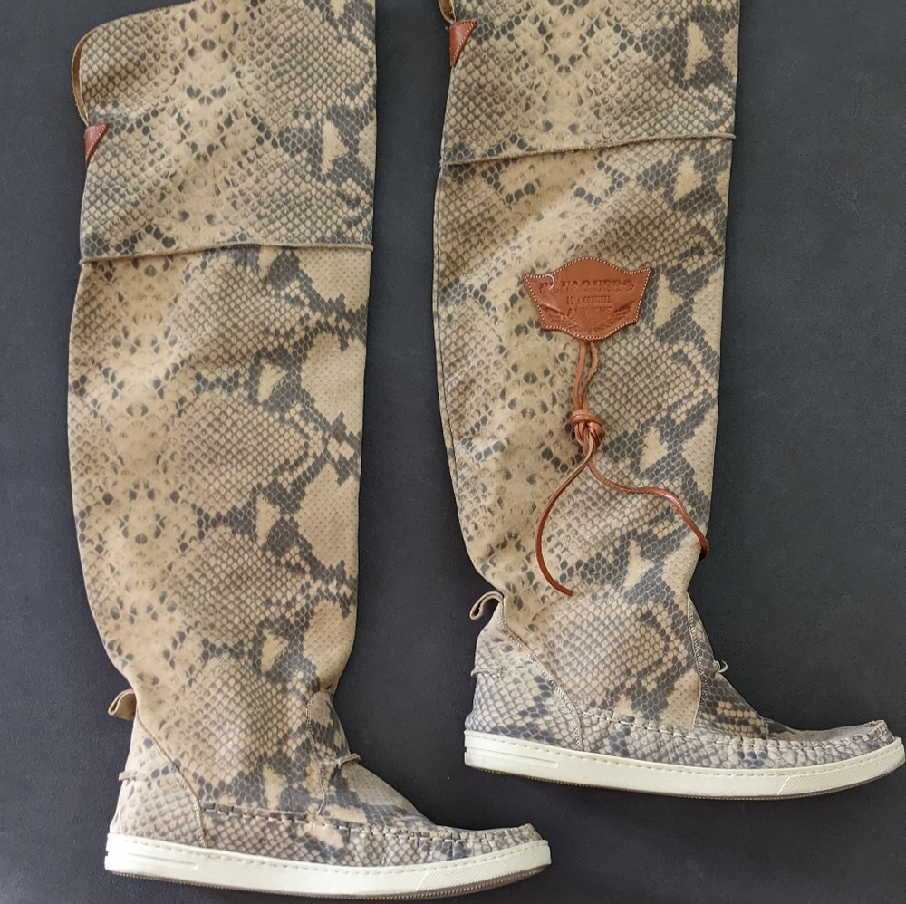 Leather Knee high El Vaquerro Shoes